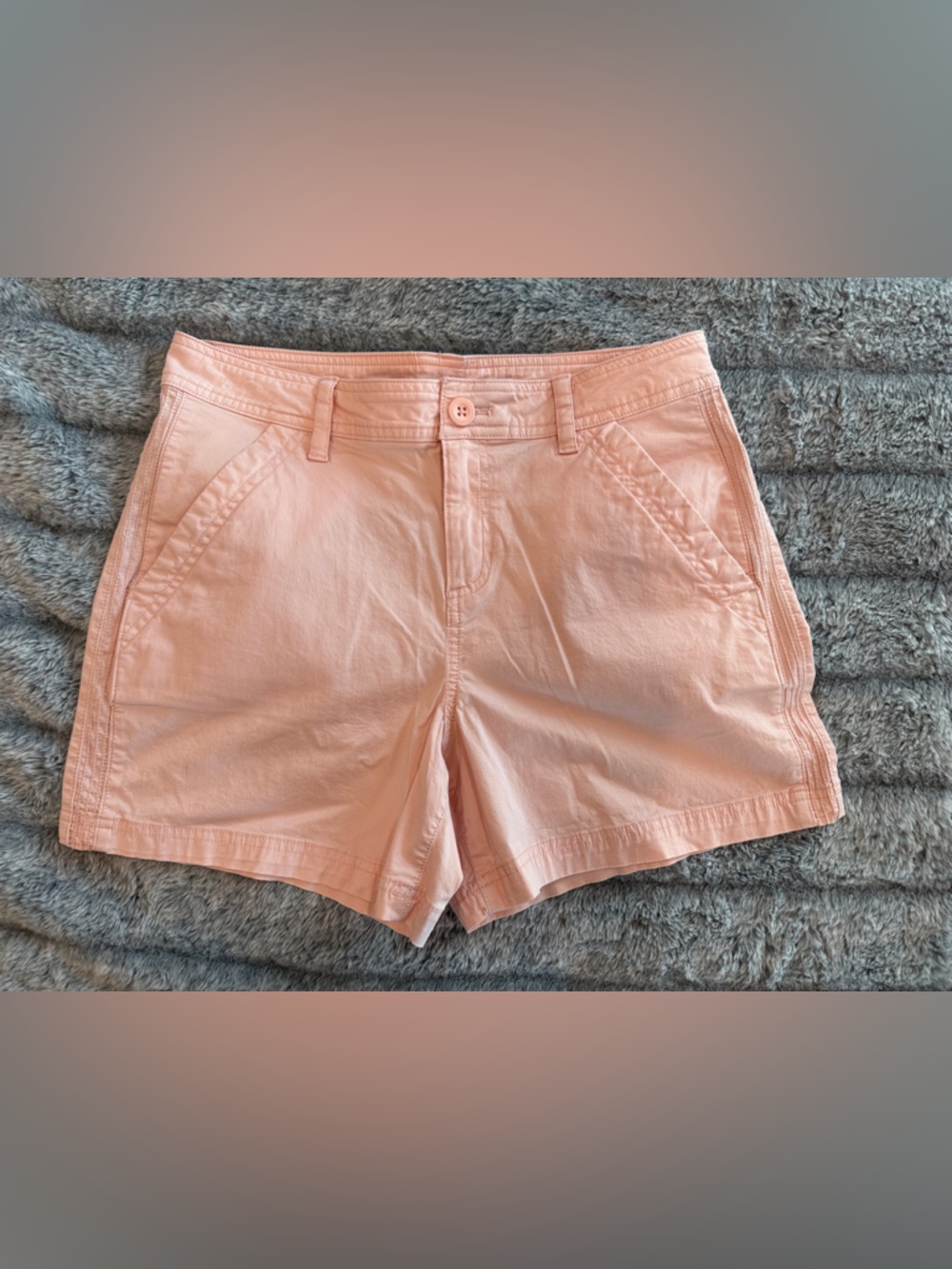 Eddie Bauer Light Pink Cotton Bermuda Shorts